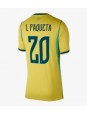 Brasilia Lucas Paqueta #20 Kotipaita Naisten MM-kisat 2026 Lyhythihainen Brasilia Lucas Paqueta #20 Kotipaita Naisten MM-kisat 2026 Lyhythihainen
